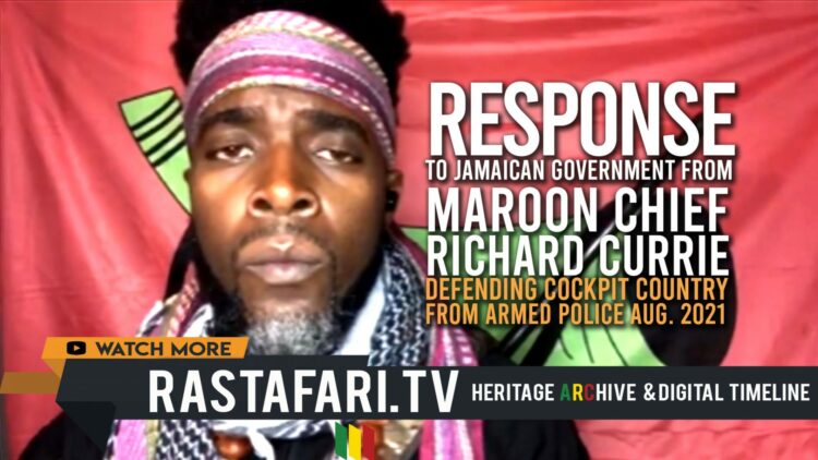 Rastafari-TV-Maroon-Chief-Richard-Currie-responds-to-Police-invasion-in-Accompong-and-FLA-probe