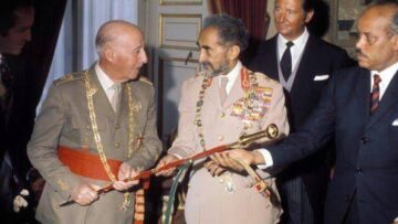 Emperor Haile Selassie State visit to Spain 28th April 1971