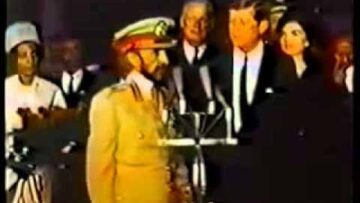 Reception for Emperor Haile Selassie in USA, October 1963