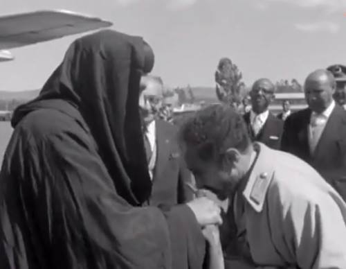 Pope Kyrillos VI at Addis Ababa rastafari tv5