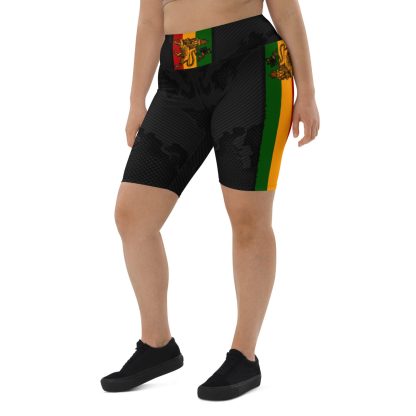 Lion of Judah World Biker Shorts