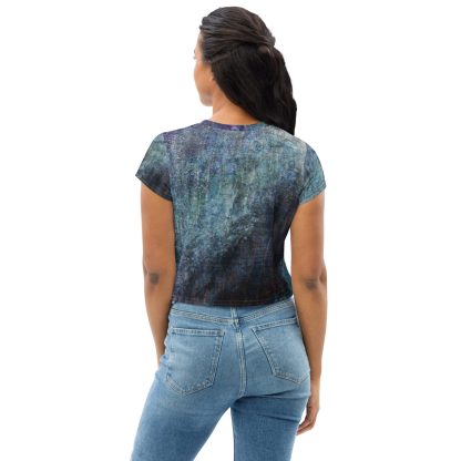 LIJ Ras Teferi All-Over Print Crop Tee