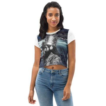 Majestic River All-Over Print Crop Tee