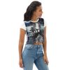 Majestic River All-Over Print Crop Tee - Image 4