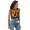 Kiduse Selassie All-Over Print Crop Tee - Image 4