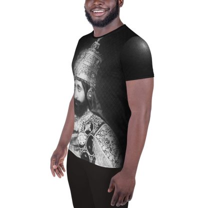 Black Majesty All-Over Print Men's Athletic T-shirt