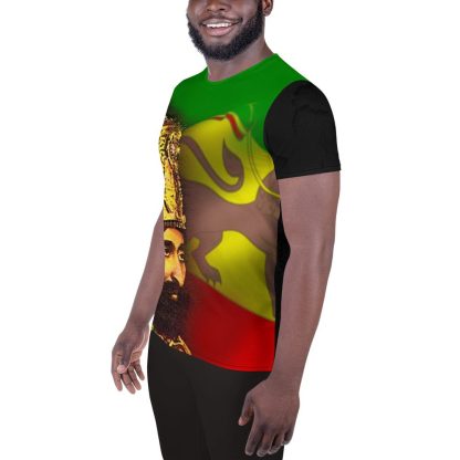 Lion of Judah All-Over Print Men's Athletic T-shirt