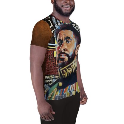 Selassie Tribe  All-Over Print Men's Athletic T-shirt