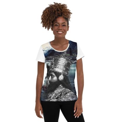 Majestic River All-Over Print Women's Athletic T-shirt