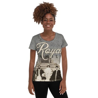 Royal Family All-Over Print Women's Athletic T-shirt