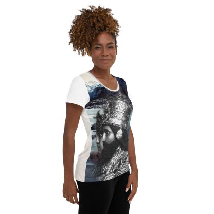 Majestic River All-Over Print Women's Athletic T-shirt