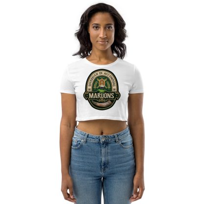 Maroons Organic Crop Top