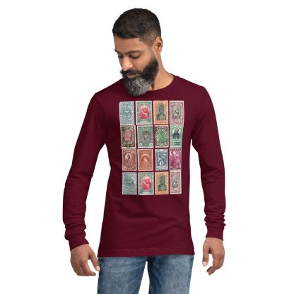 Royal Stamps Unisex Long Sleeve Tee