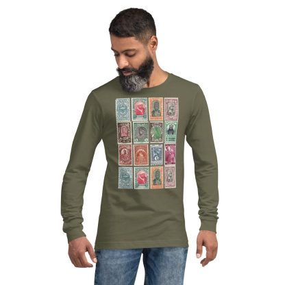 Royal Stamps Unisex Long Sleeve Tee