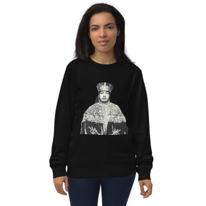 Crowned-Emperor-Haile-Selassie Unisex organic sweatshirt