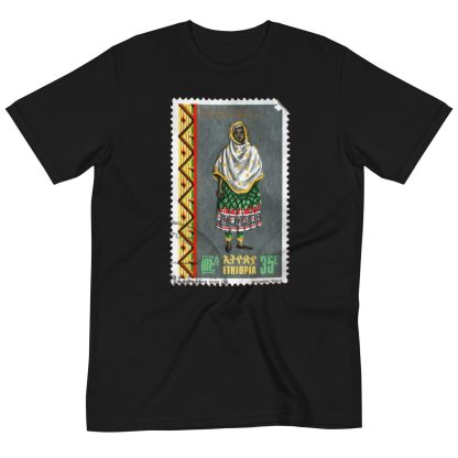 Ethiopian Stamp Organic T-Shirt