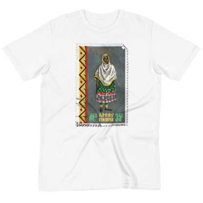 Ethiopian Stamp Organic T-Shirt