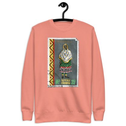 Ethiopian Stamp Unisex Premium Sweatshirt