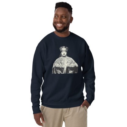 Crowned-Emperor-Haile-Selassie Unisex Premium Sweatshirt