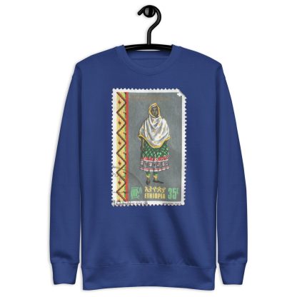Ethiopian Stamp Unisex Premium Sweatshirt