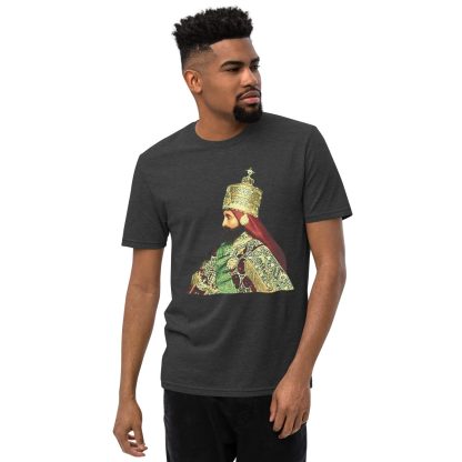 Crowned-Emperor-Haile-Selassie Unisex recycled t-shirt