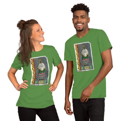 Ethiopian Stamp Unisex t-shirt