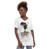 Afrikan  Unisex Short Sleeve V-Neck T-Shirt