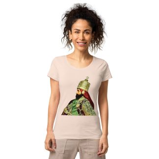 Crowned-Emperor-Haile-Selassie- Women’s basic organic t-shirt