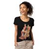 Education-is-Key- Women’s basic organic t-shirt - Image 3