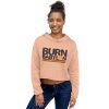Burn Babylon Womens Crop Hoodie