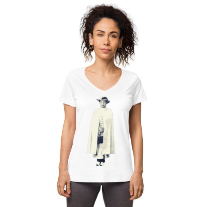 H.R.H.-Empress-Menen- Women’s fitted v-neck t-shirt