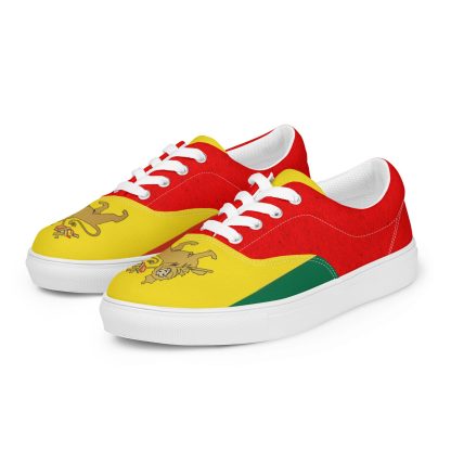 Lion of Judah Brand Women’s lace-up canvas shoes