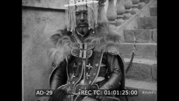 Ethiopian Warriors in Addis Ababa leading up to the coronation of Emperor Haile Selassie I, 1930