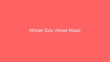 African Zulu Voices Music