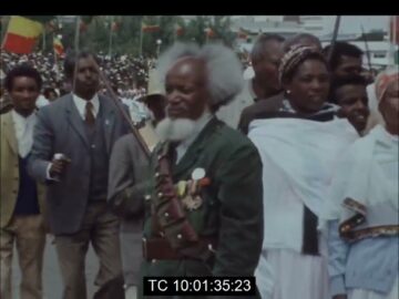 ወራሪው የጣልያን ጦር የተሸነፈበት 80ኛው የዓድዋ ድል መታሰቢያ በዓል በደማቅ ሁኔታ ሲከበር፣ የካቲት 1968 ዓም