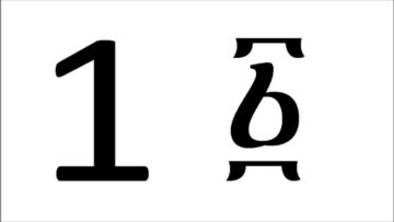 Amharic Numbers 1-10 geez