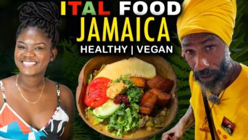 BEST JAMAICAN HEALTHY VEGAN STREET FOOD | ITAL