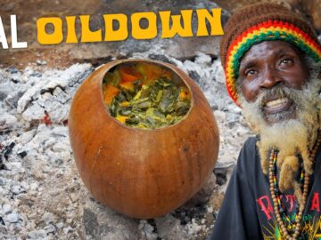 Bubbling Bash Rasta Style OILDOWN on Hot Coals with @rasginga ! 🔥