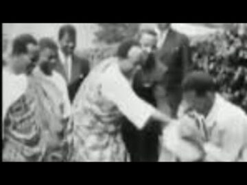 Dr. Kwame Nkrumah Visits Emperor Haile Selassie I