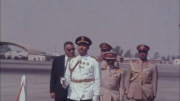Emperor Haile Selassie and Martyrs relics arrived in Cairo, June 1968