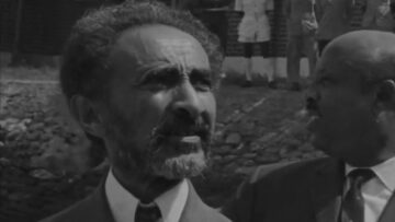 Emperor Haile Selassie at sea with Kenya Naval Patrol, September 1967