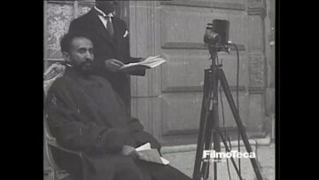 Emperor Haile Selassie at The League of Nations 1936