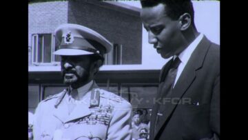 Emperor Haile Selassie in Oklahoma 1954
