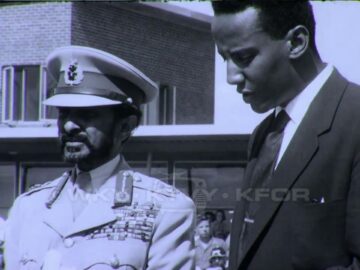 Emperor Haile Selassie in Oklahoma 1954