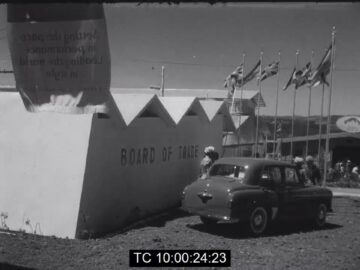 Emperor Haile Selassie inaugurates Exhibition to mark Silver Jubilee 2 November 1955