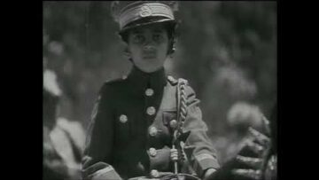 Emperor Haile Selassie inspecting the Imperial Guard in Addis Ababa  1934