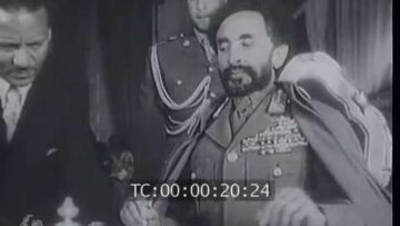 Emperor Haile Selassie of Ethiopia receives Eritrea 1952