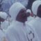 Emperor Haile Selassie takes part in historic religious festival of Teketsle Tsigie, September 1970