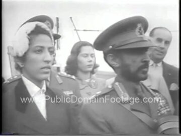 Emperor of Ethiopia Haile Selassie I visits the United States 1954 archival footage