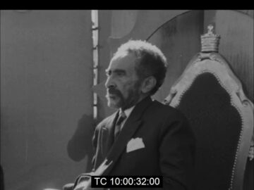 Ethiopia – Emperor Haile Selassie opens ECA exhibition in Addis Ababa, February 1969